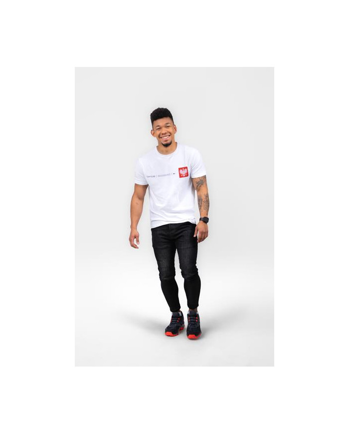 Monotox Męski T-shirt Tp Mini Eagle MX22050 Biały | Sklep Monotox
