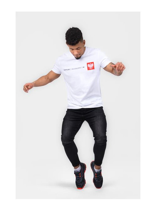Monotox Męski T-shirt Tp Mini Eagle MX22050 Biały | Sklep Monotox