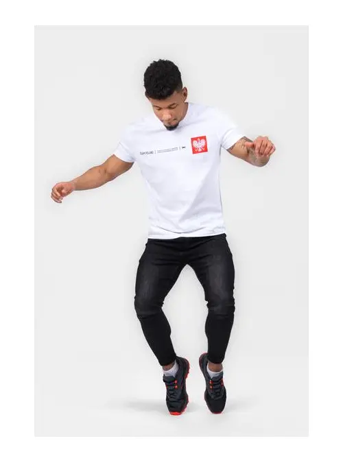 Monotox Męski T-shirt Tp Mini Eagle MX22050 Biały | Sklep Monotox