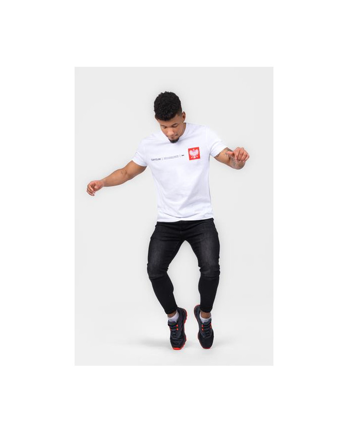 Monotox Męski T-shirt Tp Mini Eagle MX22050 Biały | Sklep Monotox