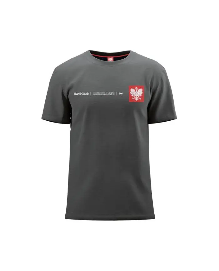Monotox Męski T-shirt Tp Mini Eagle Graph MX22051 Szary | Sklep Monotox