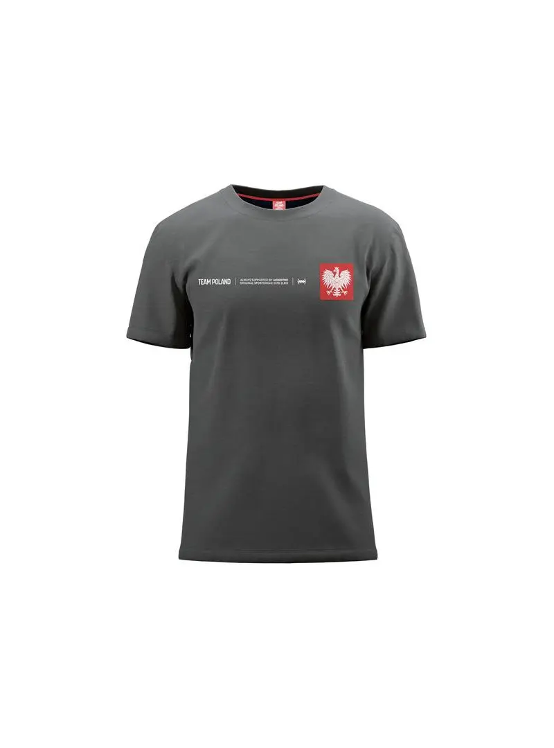 Monotox Męski T-shirt Tp Mini Eagle Graph MX22051 Szary | Sklep Monotox