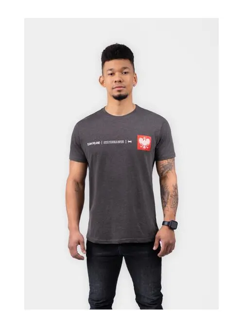 Monotox Męski T-shirt Tp Mini Eagle Graph MX22051 Szary | Sklep Monotox