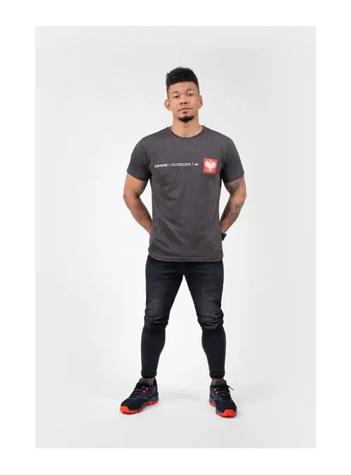 Monotox Męski T-shirt Tp Mini Eagle Graph MX22051 Szary | Sklep Monotox