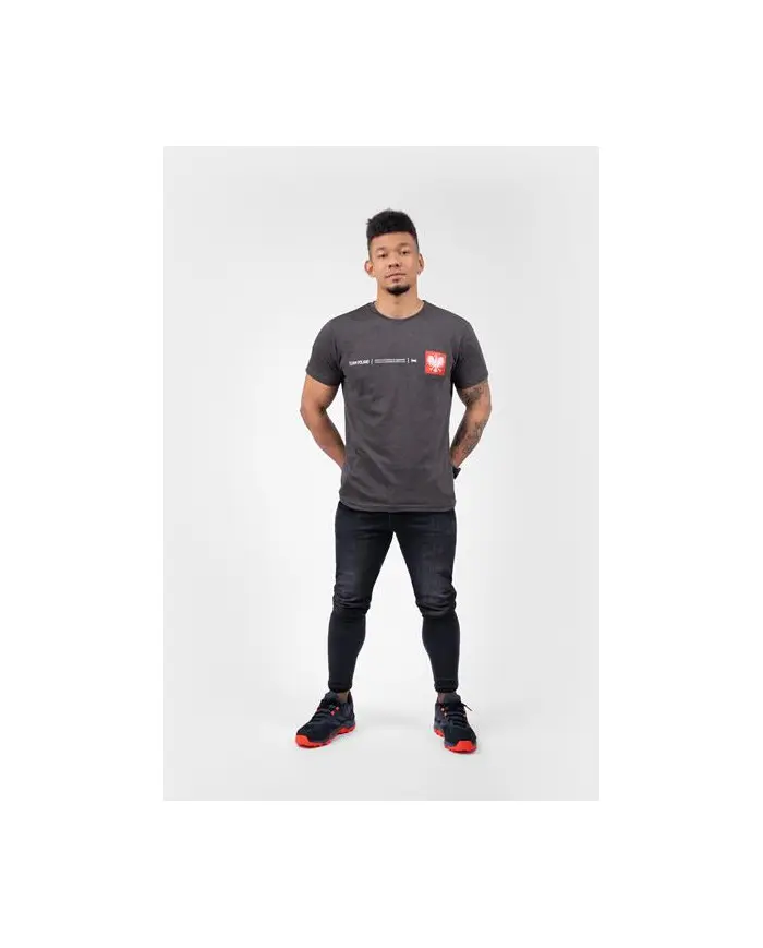 Monotox Męski T-shirt Tp Mini Eagle Graph MX22051 Szary | Sklep Monotox