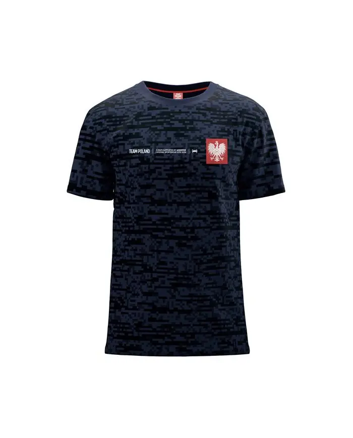 Monotox Męski T-shirt Tp Mini Eagle 1 Light Nav MX22052 Granatowy | Sklep Monotox