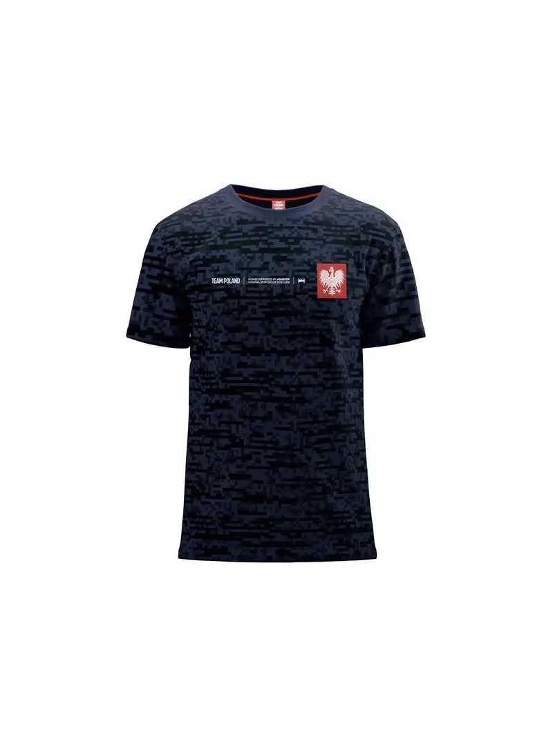 Monotox Męski T-shirt Tp Mini Eagle 1 Light Nav MX22052 Granatowy | Sklep Monotox