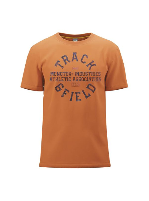 Monotox Męski T-shirt Track&field MX22080 Pomarańczowy | Sklep Monotox