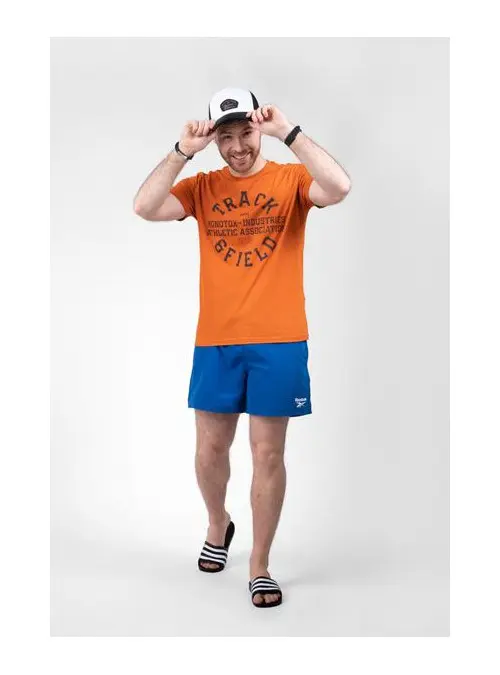 Monotox Męski T-shirt Track&field MX22080 Pomarańczowy | Sklep Monotox