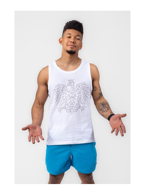 Monotox Męski T-shirt Tp Eagle MX22086 Biały | Sklep Monotox