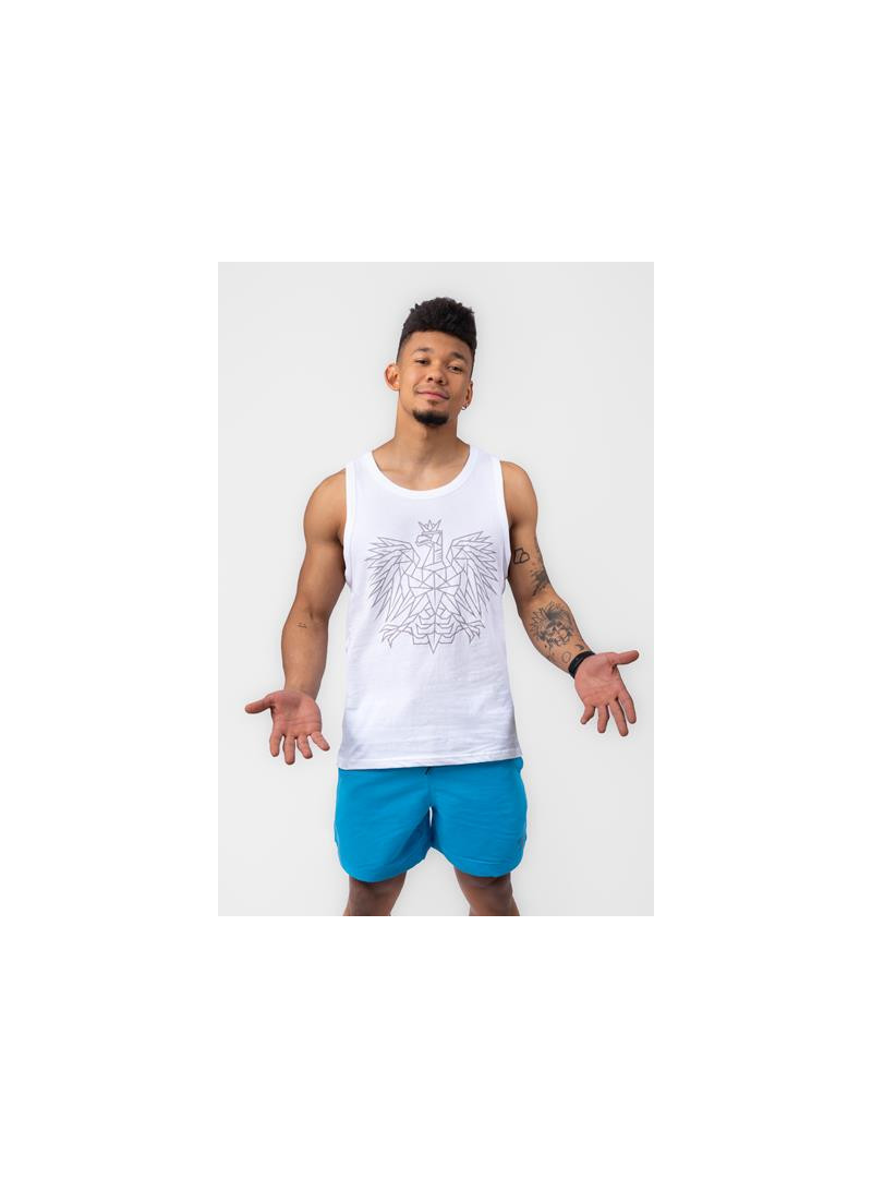 Monotox Męski T-shirt Tp Eagle MX22086 Biały | Sklep Monotox