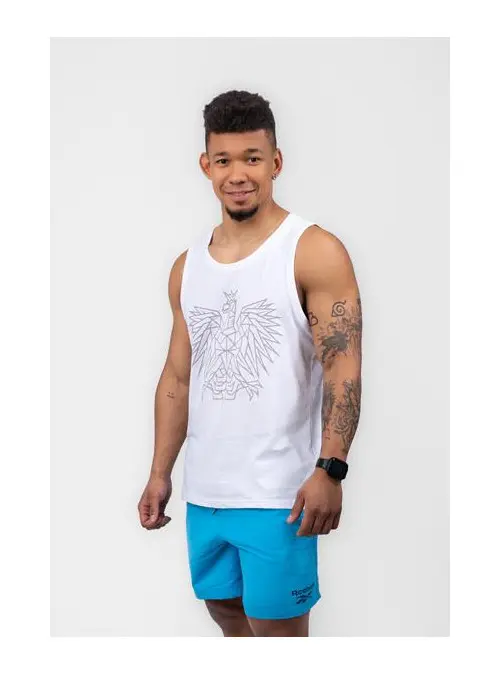 Monotox Męski T-shirt Tp Eagle MX22086 Biały | Sklep Monotox