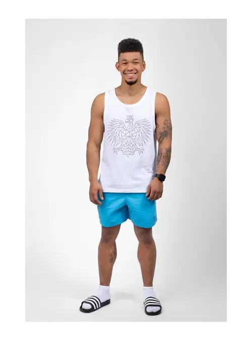 Monotox Męski T-shirt Tp Eagle MX22086 Biały | Sklep Monotox