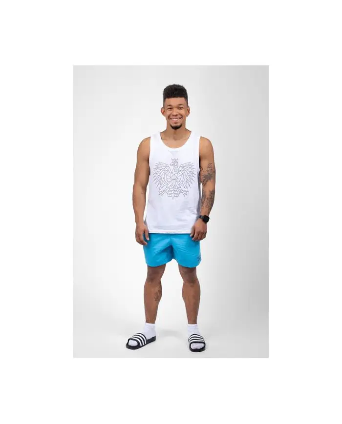 Monotox Męski T-shirt Tp Eagle MX22086 Biały | Sklep Monotox