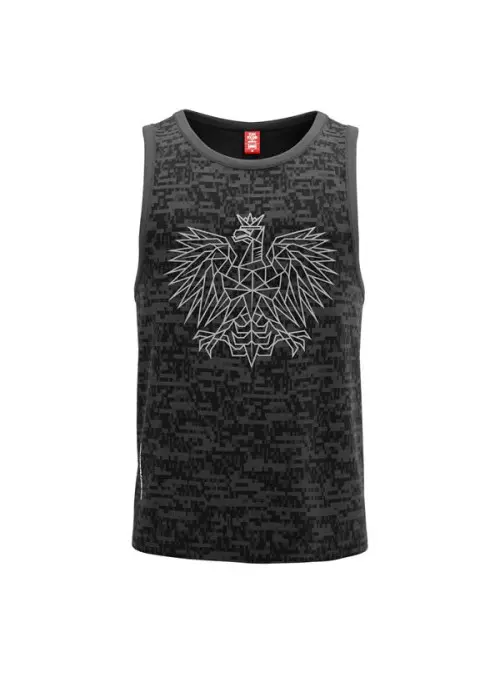 Monotox Męski T-shirt Tp Eagle MX22087 Szary | Sklep Monotox