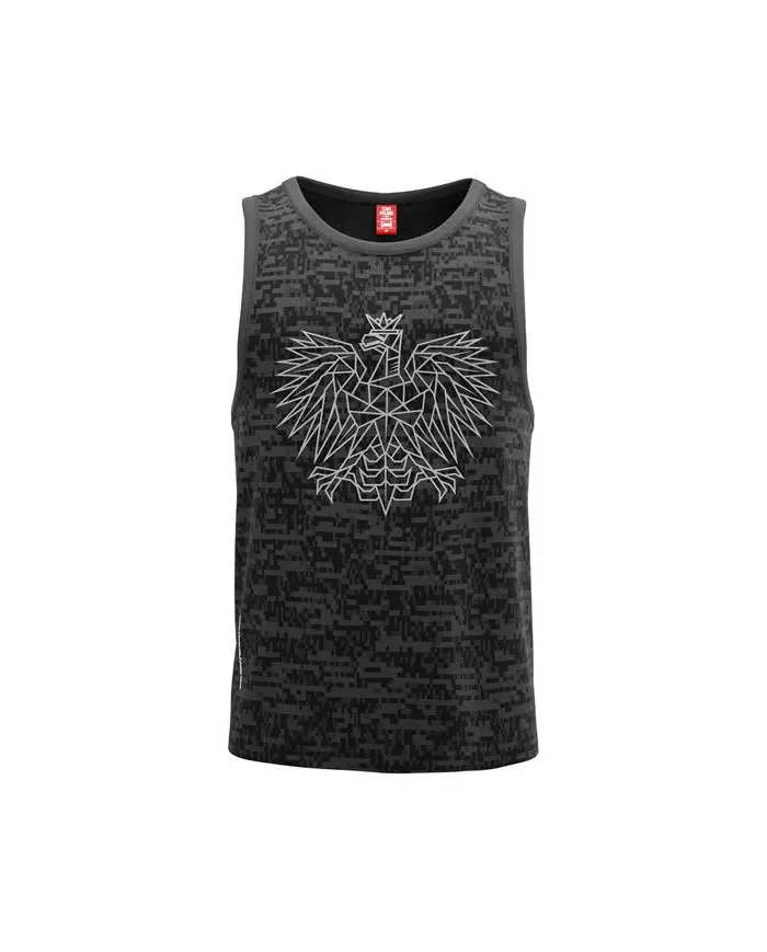 Monotox Męski T-shirt Tp Eagle MX22087 Szary | Sklep Monotox