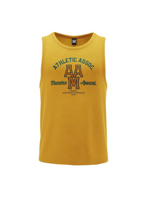 Monotox Męski T-shirt Monotox Top Mono-m-tk-04-22m MX22088 Żółty | Sklep Monotox