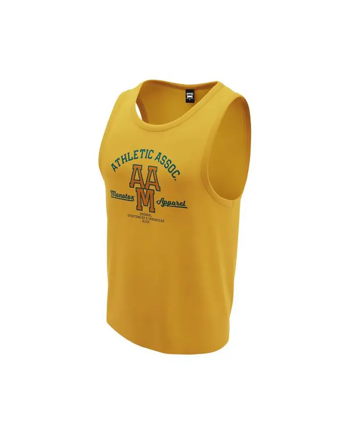 Monotox Męski T-shirt Monotox Top Mono-m-tk-04-22m MX22088 Żółty | Sklep Monotox