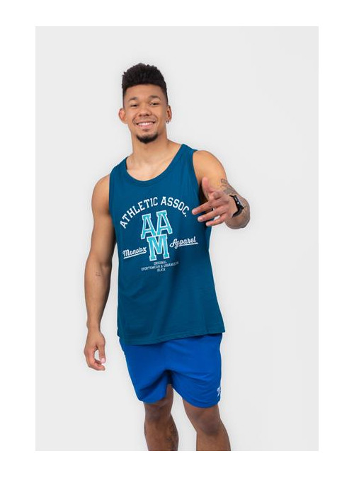 Monotox Męski T-shirt Monotox Top Mono-m-tk-04-22m MX22089 Granatowy | Sklep Monotox