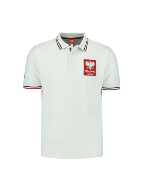 Monotox Męskie Polo Tp Eagle MX22091 Biały | Sklep Monotox