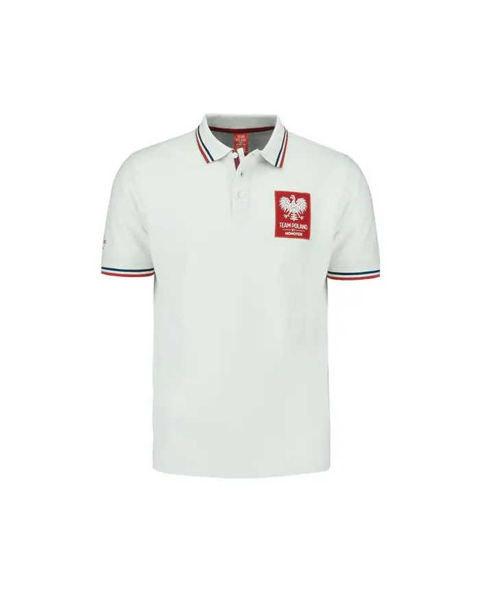 Monotox Męskie Polo Tp Eagle MX22091 Biały | Sklep Monotox