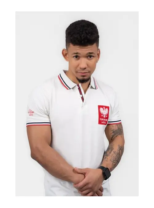 Monotox Męskie Polo Tp Eagle MX22091 Biały | Sklep Monotox