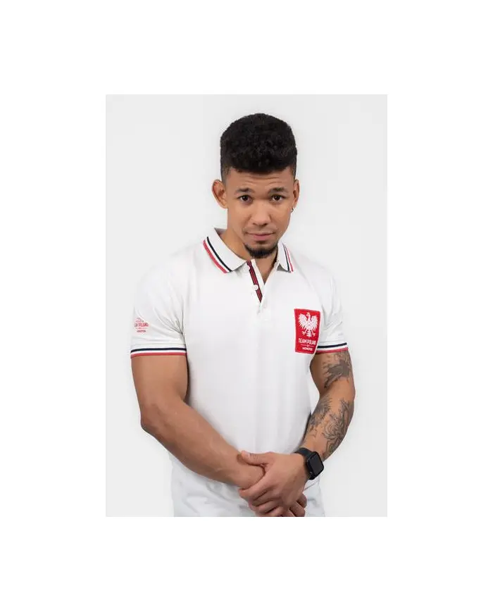 Monotox Męskie Polo Tp Eagle MX22091 Biały | Sklep Monotox