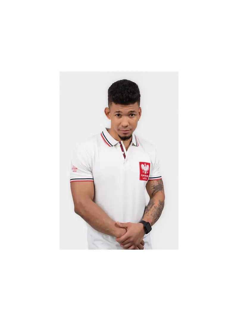 Monotox Męskie Polo Tp Eagle MX22091 Biały | Sklep Monotox