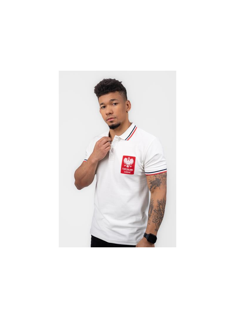 Monotox Męskie Polo Tp Eagle MX22091 Biały | Sklep Monotox