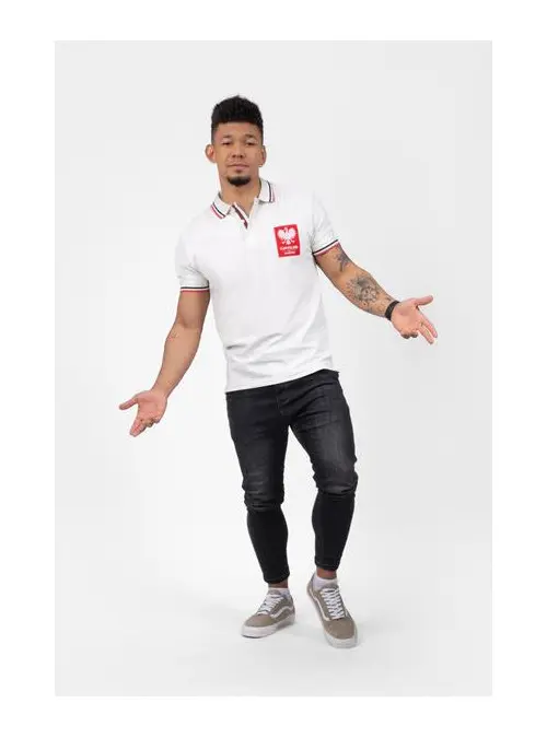 Monotox Męskie Polo Tp Eagle MX22091 Biały | Sklep Monotox