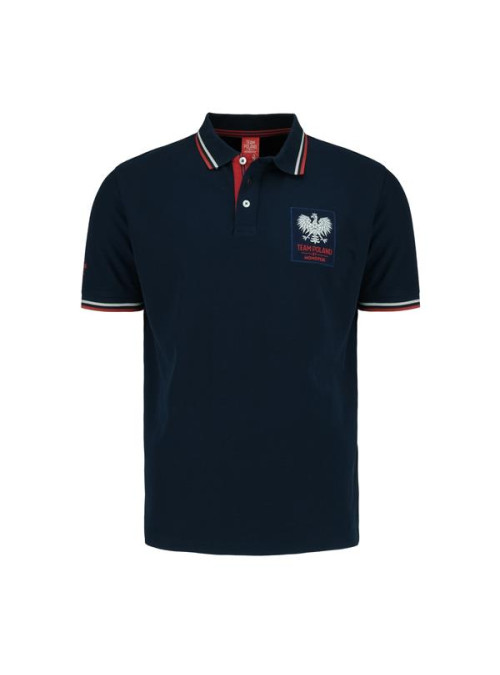 Monotox Męskie Polo Tp Eagle MX22092 Granatowy | Sklep Monotox