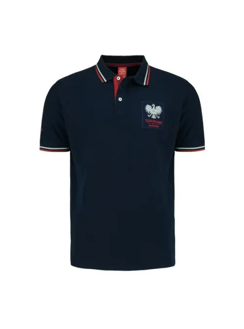 Monotox Męskie Polo Tp Eagle MX22092 Granatowy | Sklep Monotox
