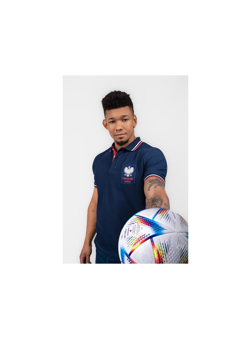 Monotox Męskie Polo Tp Eagle MX22092 Granatowy | Sklep Monotox