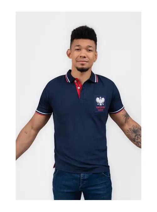 Monotox Męskie Polo Tp Eagle MX22092 Granatowy | Sklep Monotox