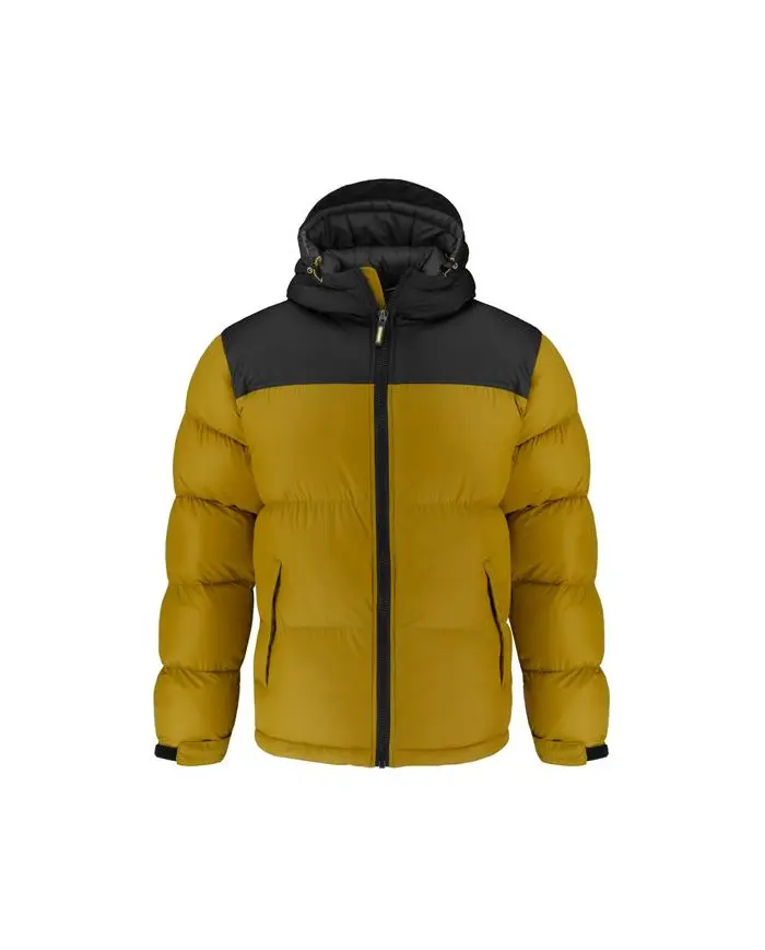 Monotox Męska Kurtka Puffer H Mustard MX22124 Żółty | Sklep Monotox