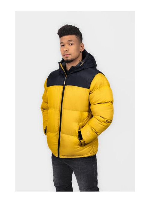 Monotox Męska Kurtka Puffer H Mustard MX22124 Żółty | Sklep Monotox