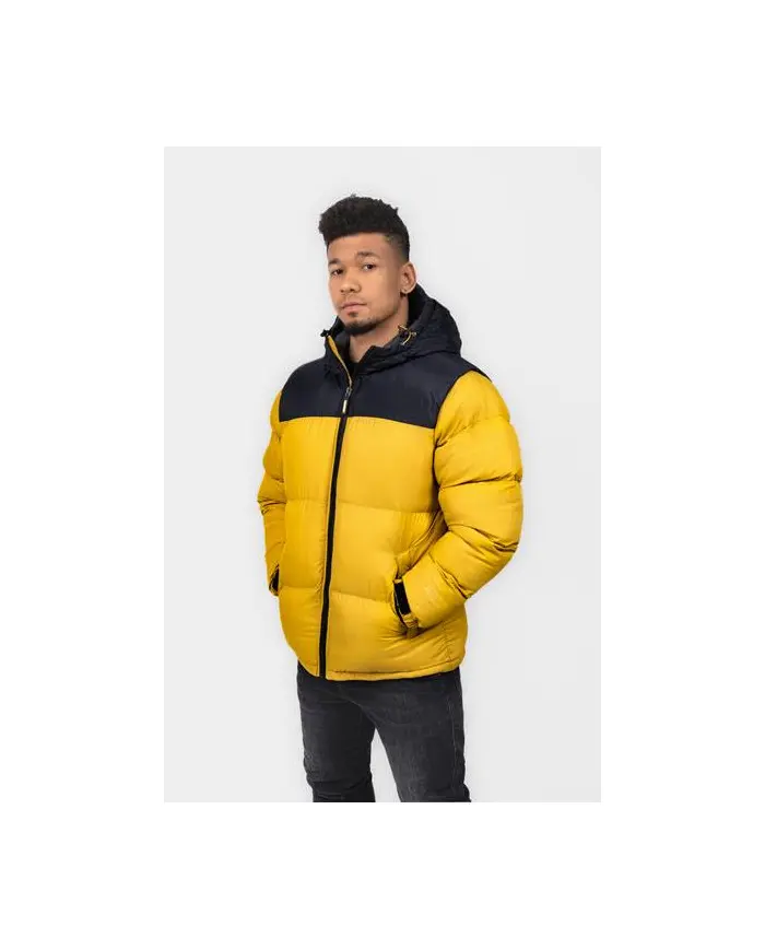 Monotox Męska Kurtka Puffer H Mustard MX22124 Żółty | Sklep Monotox