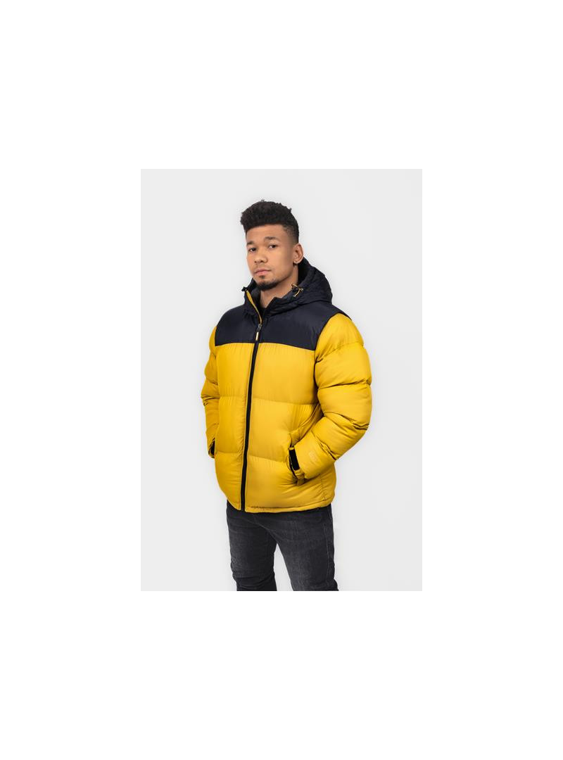 Monotox Męska Kurtka Puffer H Mustard MX22124 Żółty | Sklep Monotox