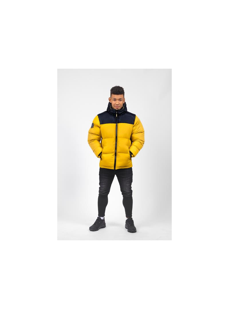 Monotox Męska Kurtka Puffer H Mustard MX22124 Żółty | Sklep Monotox
