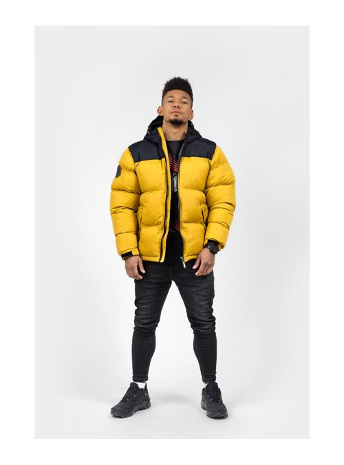 Monotox Męska Kurtka Puffer H Mustard MX22124 Żółty | Sklep Monotox