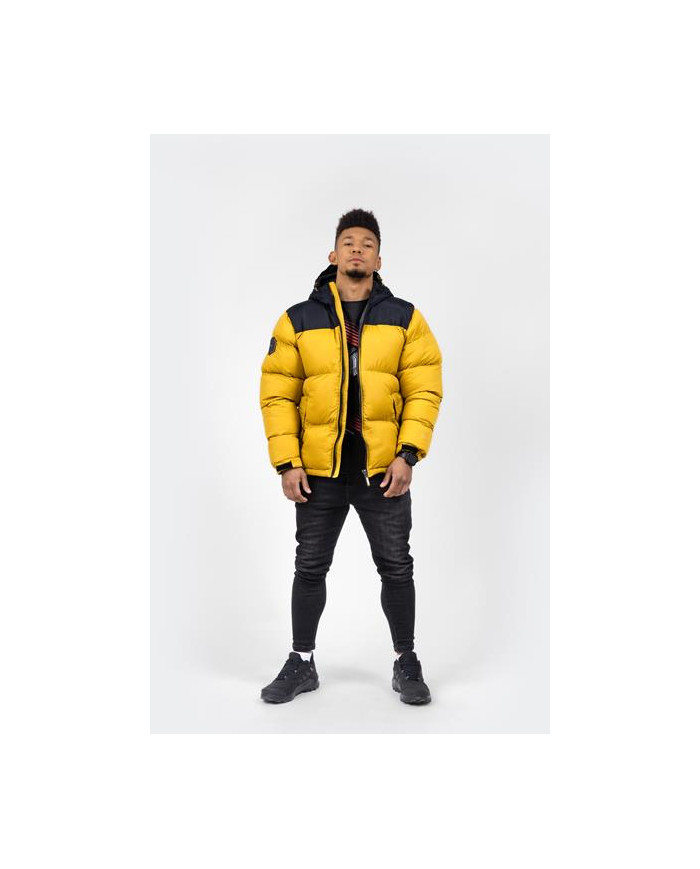 Monotox Męska Kurtka Puffer H Mustard MX22124 Żółty | Sklep Monotox