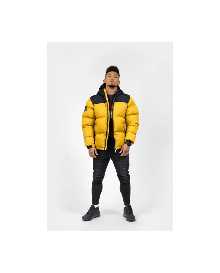 Monotox Męska Kurtka Puffer H Mustard MX22124 Żółty | Sklep Monotox