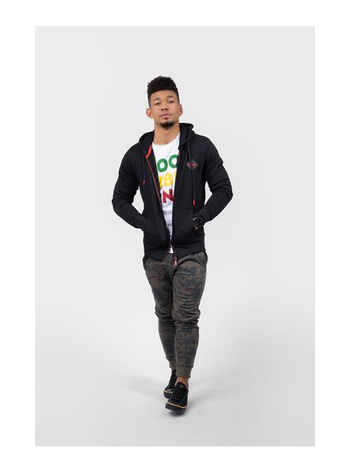 Monotox Męska Bluza Logo R Zip MX22129 Czarny | Sklep Monotox