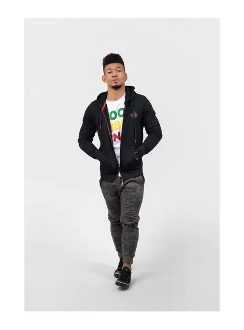 Monotox Męska Bluza Logo R Zip MX22129 Czarny | Sklep Monotox