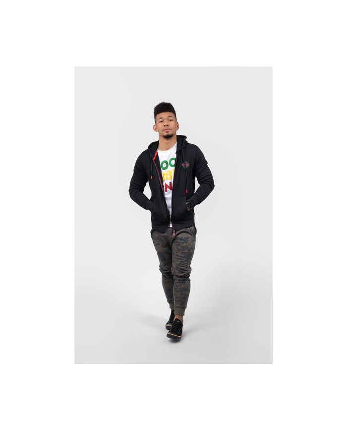 Monotox Męska Bluza Logo R Zip MX22129 Czarny | Sklep Monotox