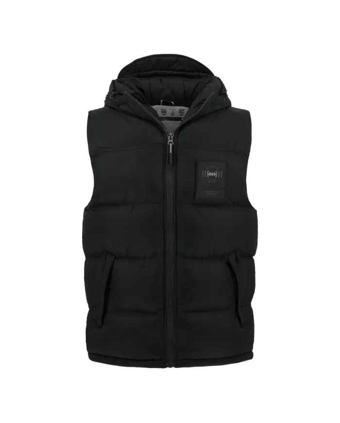 Monotox Męska Kamizelka Vest Puffer MX23087 Czarny | Sklep Monotox