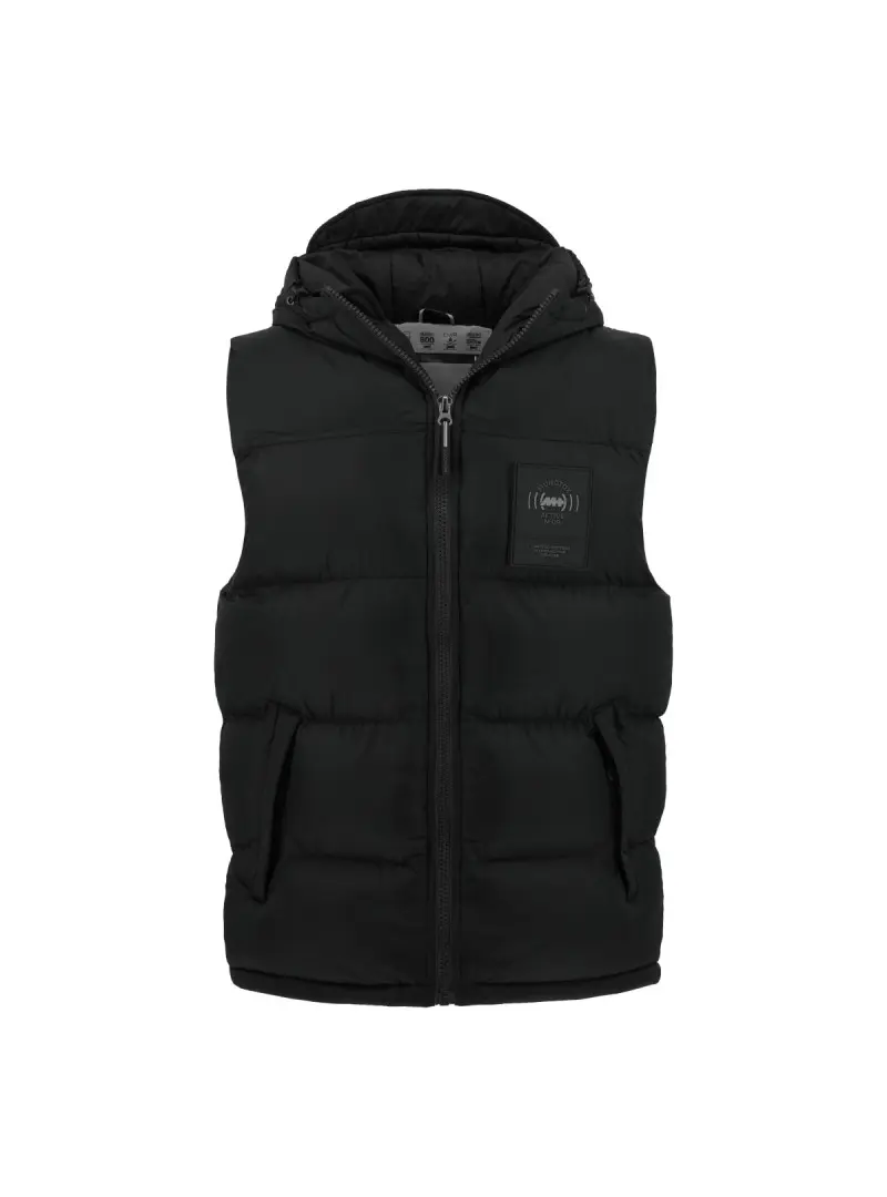 Monotox Męska Kamizelka Vest Puffer MX23087 Czarny | Sklep Monotox