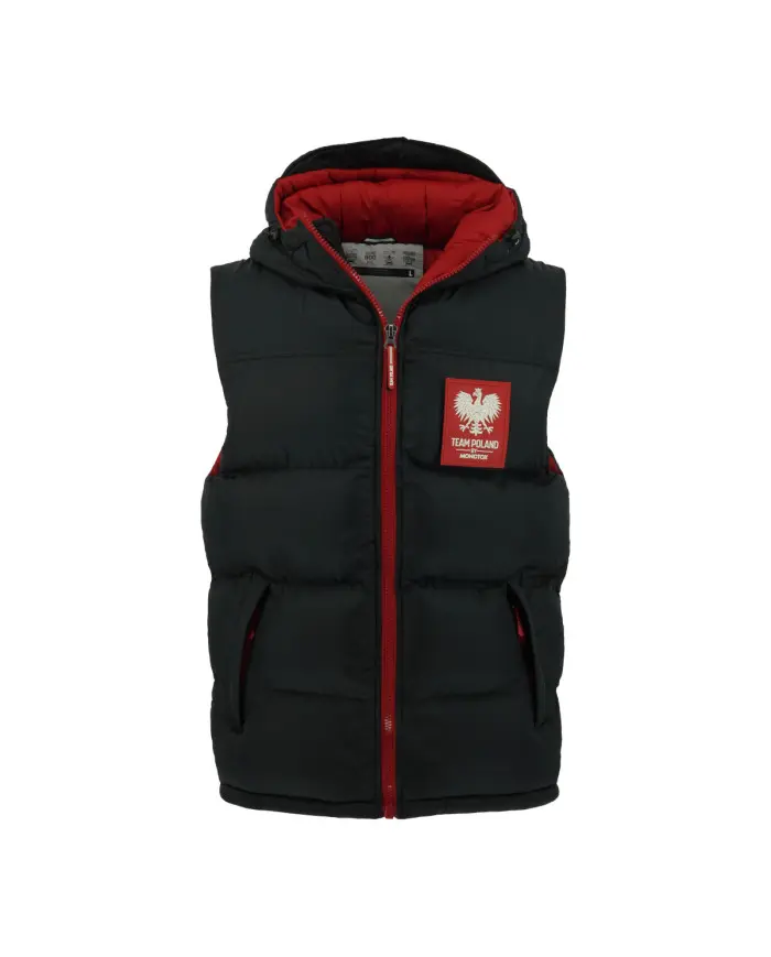 Monotox Męska Kamizelka Vest Puffer MX23088 Czarny | Sklep Monotox