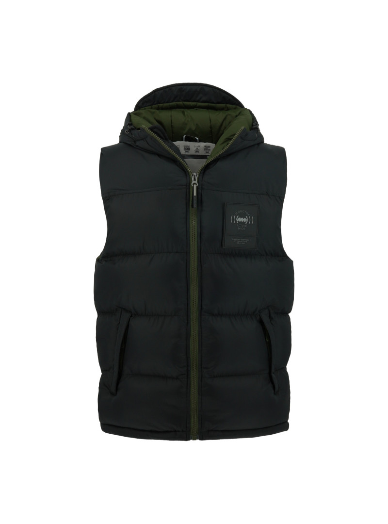 Monotox Męska Kamizelka Vest Puffer MX23089 Czarny | Sklep Monotox