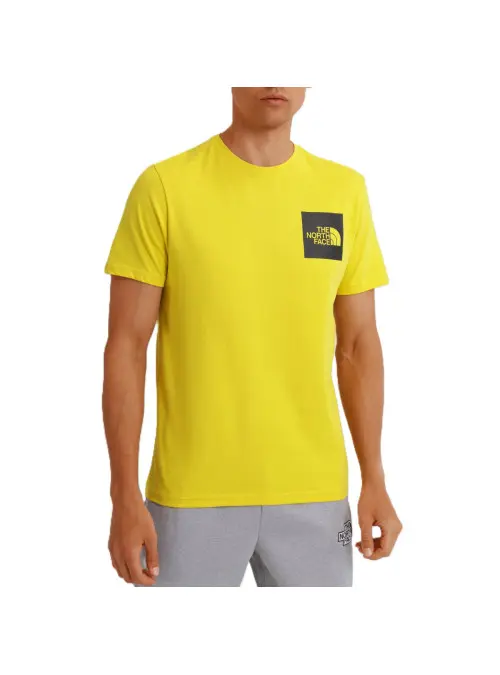 The North Face Męski T-shirt M Fine Tee NF00CEQ57601 Żółty | Sklep Monotox